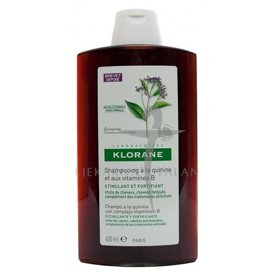 Klorane Šampon s kininom i b vitaminima za jačanje kose 400ml