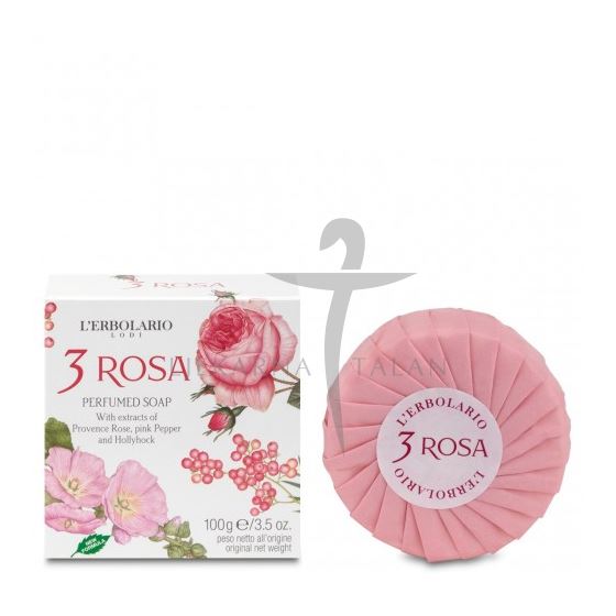 L'Erbolario Mirisni sapun 3 Rosa
