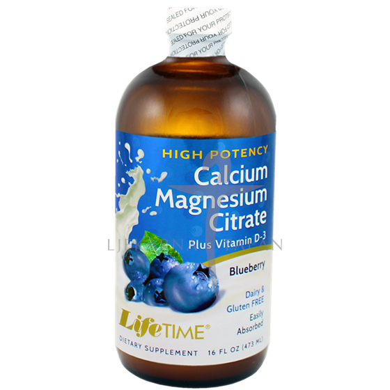  Tekući Kalcij Magnezij citrat + vitamin D (okus borovnice)
