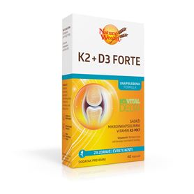  K2 + D3 Forte, 40 kapsula
