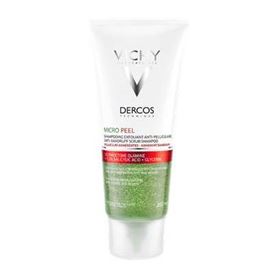 Vichy DERCOS micropeel pilirajući šampon protiv prhuti 200ml + GRATIS