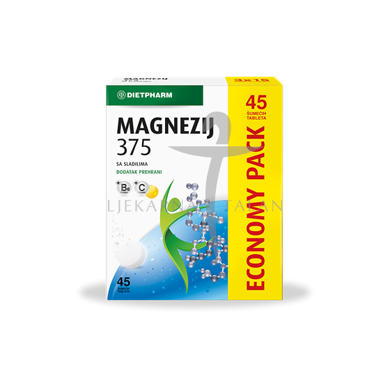  Magnezij 375 šumeće tablete (45)     