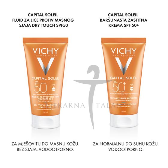  Capital Soleil "Dry touch" fluid za lice SPF50+