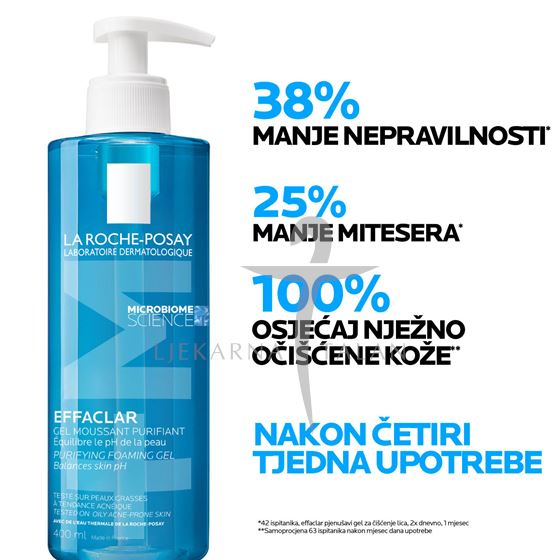  EFFACLAR gel za čišćenje lica, 200ml