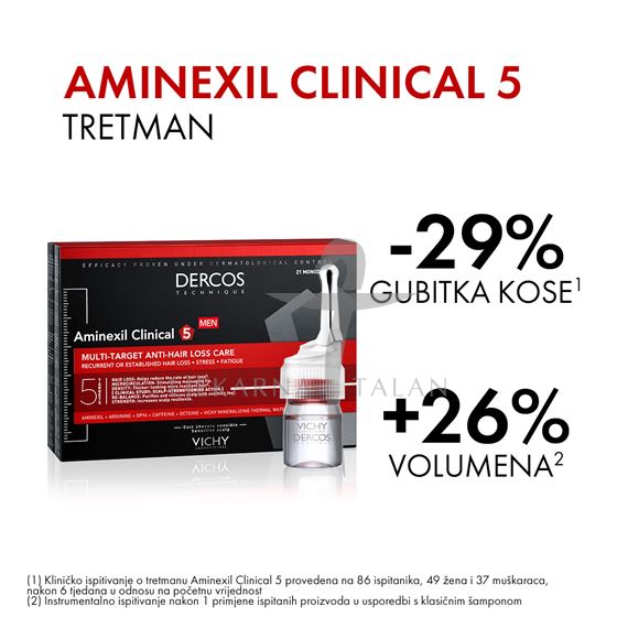  DERCOS AMINEXIL CLINICAL 5 - za muškarce