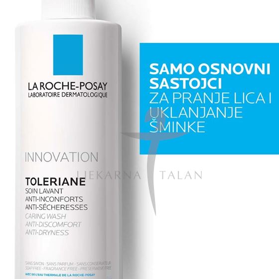 La Roche-Posay TOLERIANE Njegujući gel za pranje lica, 400ml