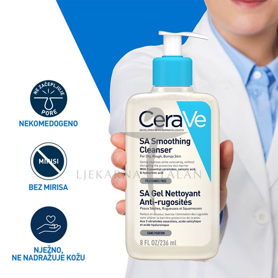  SA gel za čišćenje suhe i grube kože