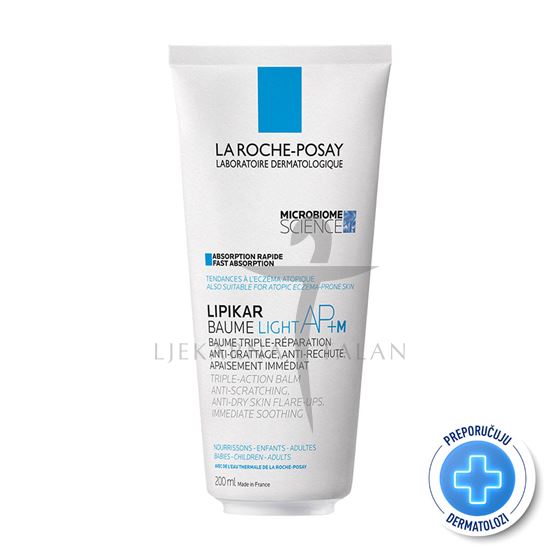  LIPIKAR LIGHT baume AP+M, 200ml EKO TUBA