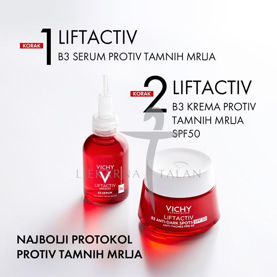  Liftactiv B3 anti-dark spots SPF50 krema 