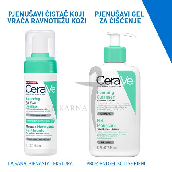 CeraVe Pjenušavi čistač koji vraća ravnotežu koži