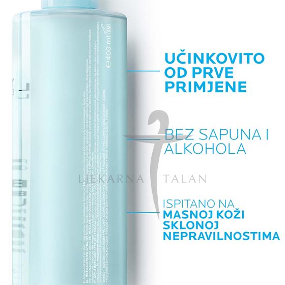 EFFACLAR micelarna voda, 400ml