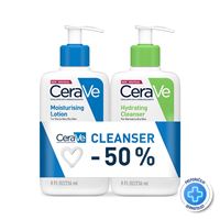CeraVe Hidratantni losion, 236ml + Hidratantna emulzija za čišćenje, 236ml