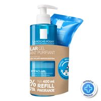 La Roche-Posay Effaclar gel za čišćenje lica 400ml + REFILL 400ml