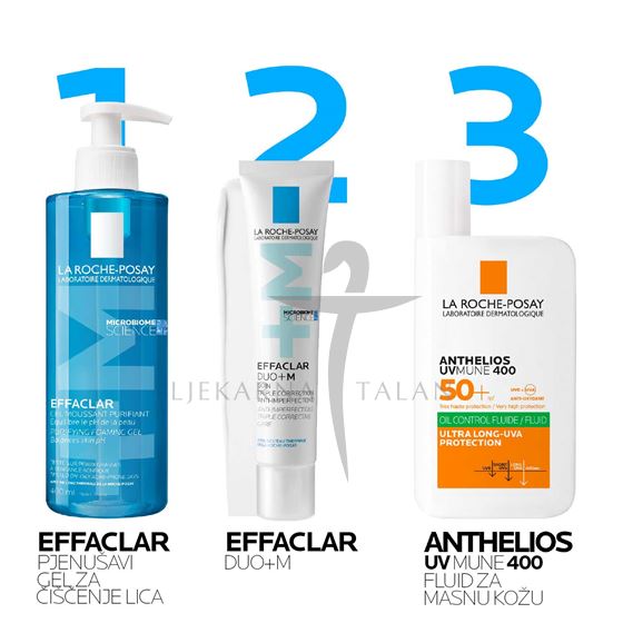  Effaclar gel za čišćenje lica 400ml + REFILL 400ml