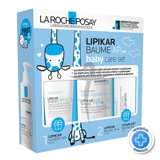  LIPIKAR PAKET baume 400ml + syndet 100ml + cicaplast 15ml - DJECA