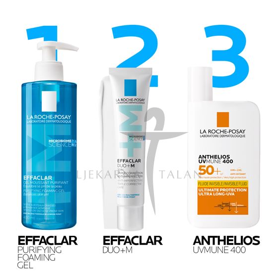  Effaclar DUO+M njega + Effaclar gel 200ml PROMO PAKIRANJE