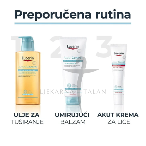 Eucerin AtopiControl Akut krema za njegu kože sklone crvenilu, 40 ml