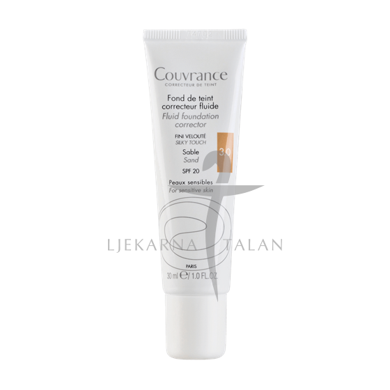 Couvrance Korektivni tekući puder SPF20 - SABLE 3.0