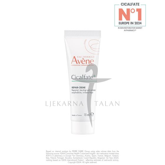 Avene Cicalfate+ obnavljajuća zaštitna krema, 15ml