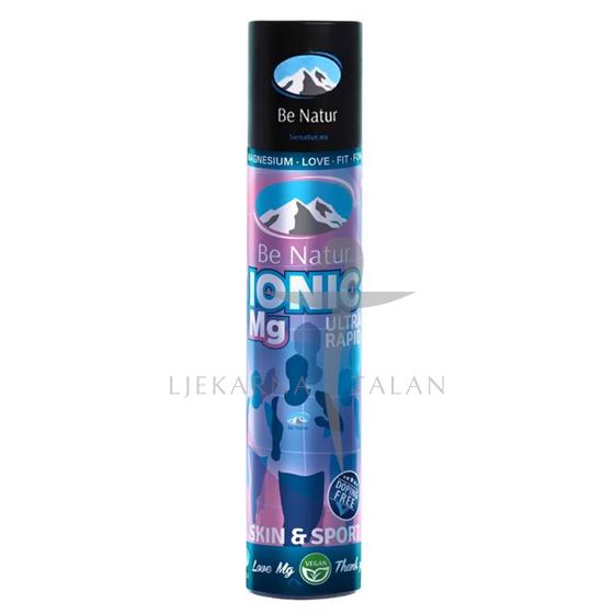 Be Natur Magnezij Ionic Mg Ultra Rapid SKIN & SPORT u spreju