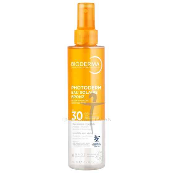 Bioderma Photoderm Eau Solaire Bronze SPF30 Dvofazni sprej za zaštitu od sunca