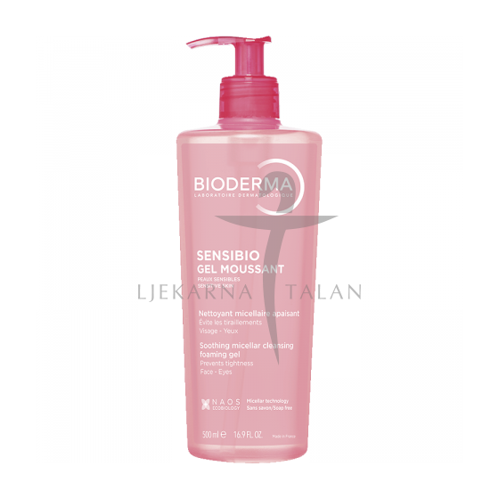Bioderma Sensibio Gel moussant, Micelarni gel za čišćenje, 500ml