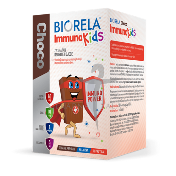Biorela Choco Immuno Kids, dodatak prehrani
