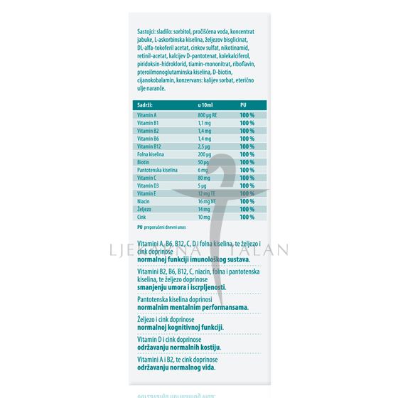 100% Multivitamin + POKLON Gel za dezinfekciju ruku