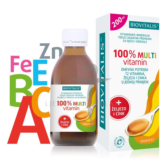 100% Multivitamin + POKLON Gel za dezinfekciju ruku