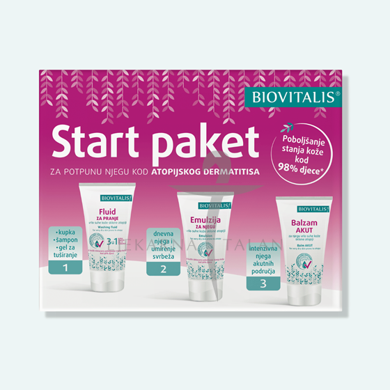 Biovitalis Start paket kod atopijskog dermatitisa