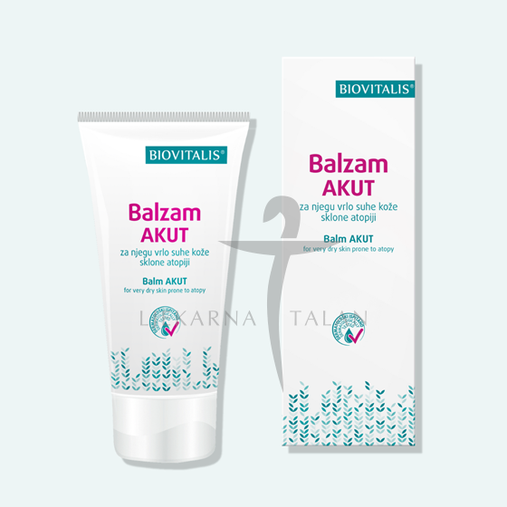 Biovitalis Balzam AKUT za njegu vrlo suhe kože sklone atopiji, 150ml  