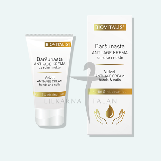 Biovitalis Baršunasta anti-age krema za ruke i nokte