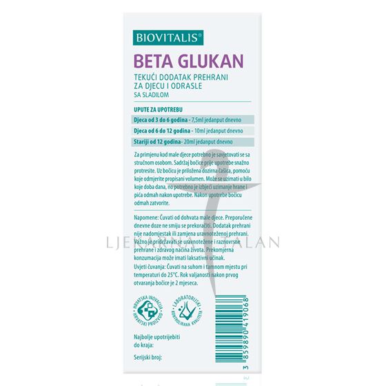 Biovitalis Beta Glukan