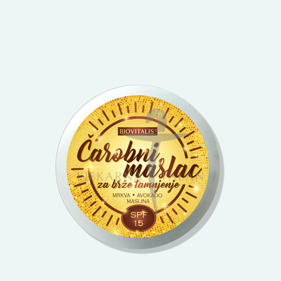 Biovitalis Čarobni maslac za brže tamnjenje SPF15