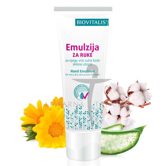 Biovitalis Emulzija za ruke za njegu vrlo suhe kože sklone atopiji     