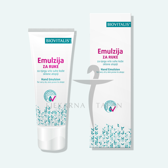 Biovitalis Emulzija za ruke za njegu vrlo suhe kože sklone atopiji     