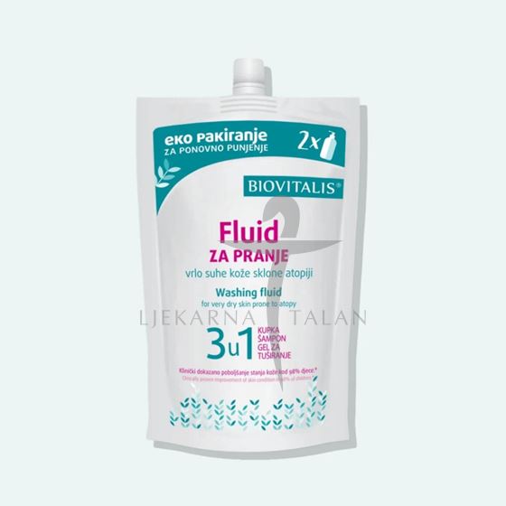  Fluid za pranje vrlo suhe kože sklone atopiji REFILL