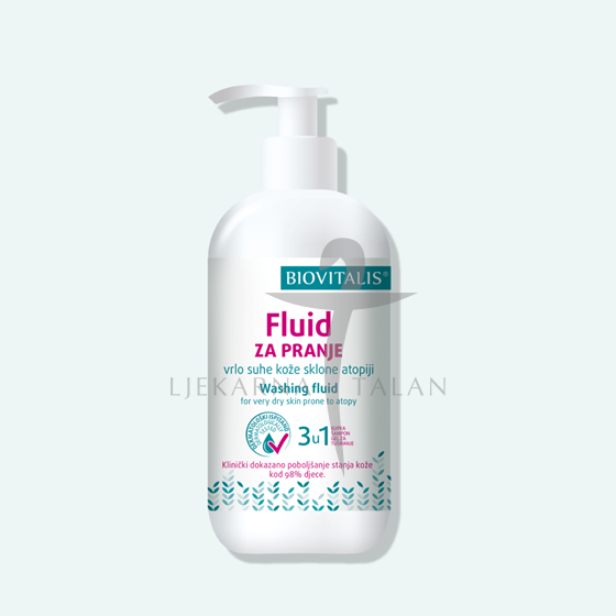 Biovitalis Fluid za pranje vrlo suhe kože sklone atopiji 250ml