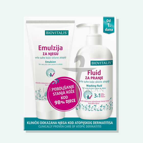 Biovitalis SET Emulzija i Fluid za vrlo suhu kožu sklonu atopiji