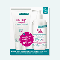 Biovitalis SET Emulzija i Fluid za vrlo suhu kožu sklonu atopiji