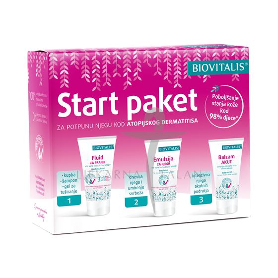  Start paket kod atopijskog dermatitisa