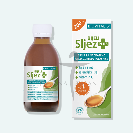 Biovitalis Bijeli Sljez PLUS, tekući dodatak prehrani