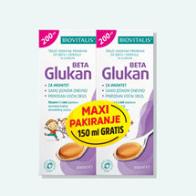 Biovitalis Beta Glukan MAXI pakiranje, tekući dodatak prehrani