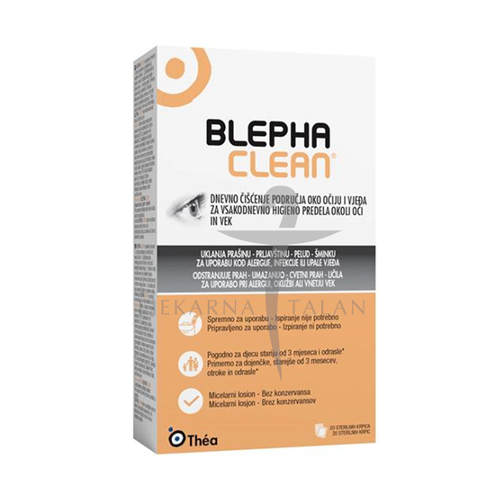 Blephaclean sterilne krpice za higijenu vjeđa