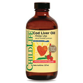  Ulje jetre bakalara, tekući dodatak prehrani