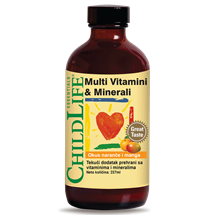 ChildLife Multivitamini i minerali, tekući dodatak prehrani