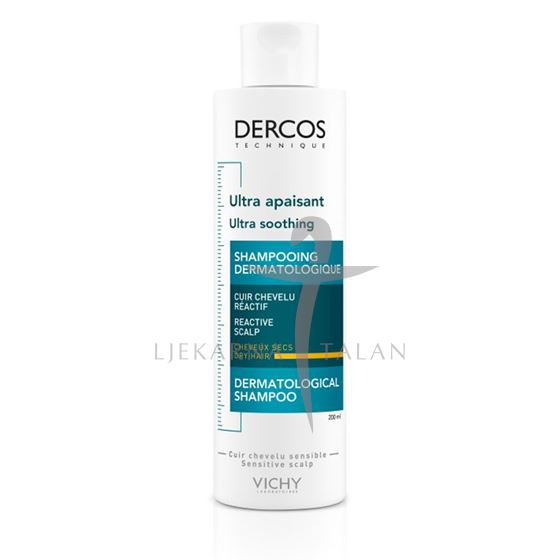 DERCOS Smirujući šampon za suhu kosu