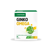 Dietpharm Ginko Omega, 60 kapsula, dodatak prehrani