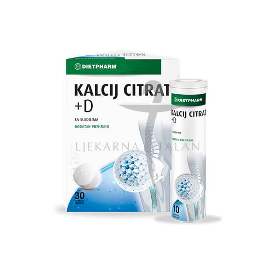 Dietpharm Kalcij citrat + D šumeće tablete