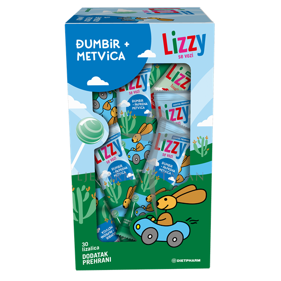 Dietpharm Lizzy se vozi lizalica, dodatak prehrani